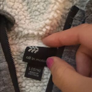 All in Motion Charcoal Sherpa Jacket